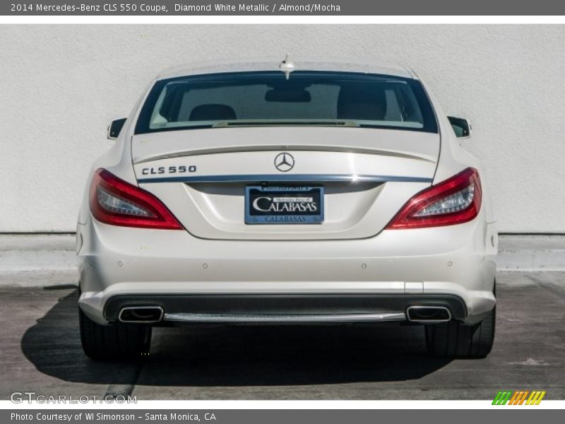Diamond White Metallic / Almond/Mocha 2014 Mercedes-Benz CLS 550 Coupe