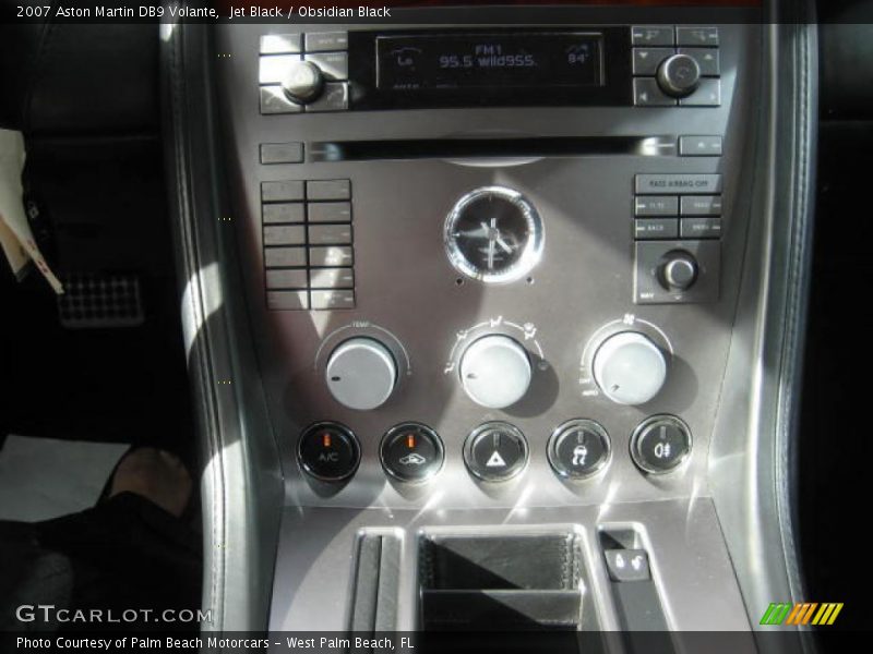 Jet Black / Obsidian Black 2007 Aston Martin DB9 Volante