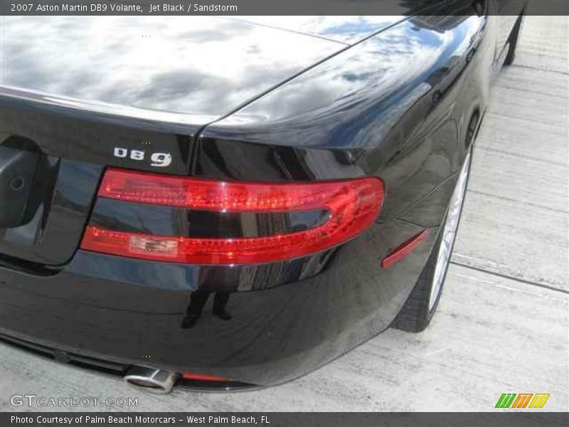 Jet Black / Sandstorm 2007 Aston Martin DB9 Volante