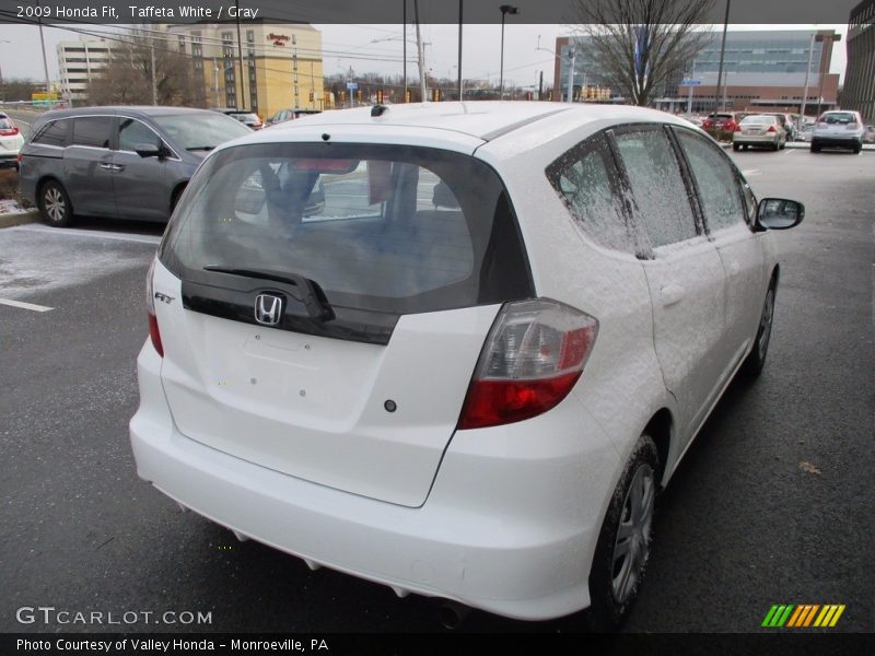 Taffeta White / Gray 2009 Honda Fit