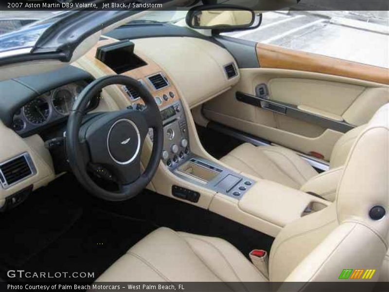 Jet Black / Sandstorm 2007 Aston Martin DB9 Volante