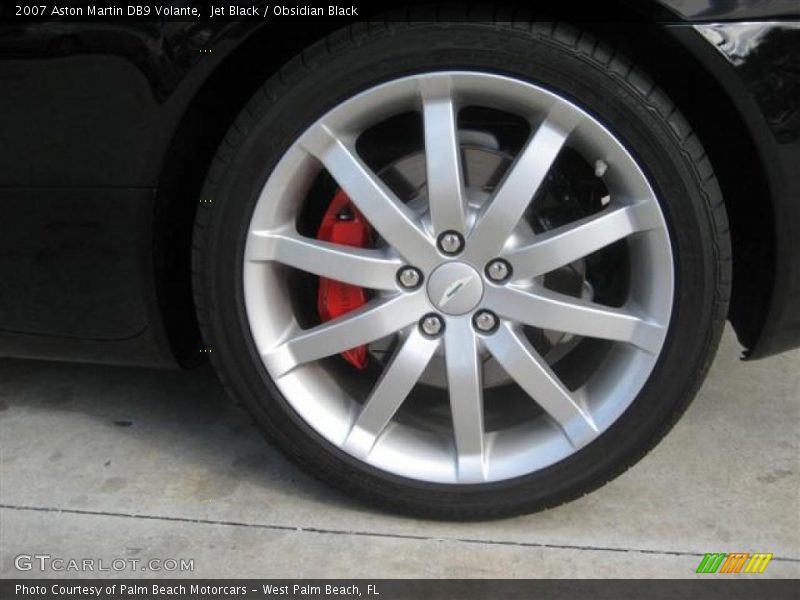 Jet Black / Obsidian Black 2007 Aston Martin DB9 Volante