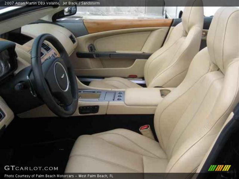 Jet Black / Sandstorm 2007 Aston Martin DB9 Volante
