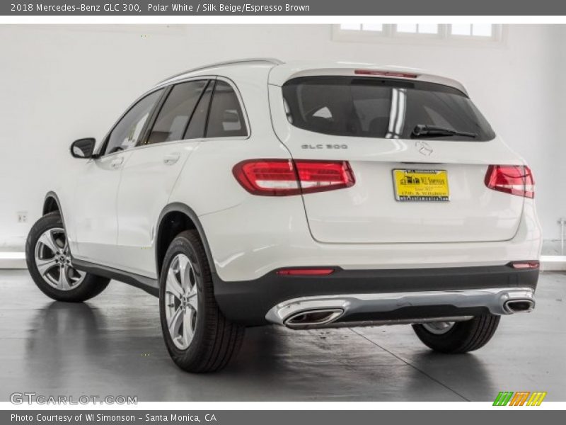 Polar White / Silk Beige/Espresso Brown 2018 Mercedes-Benz GLC 300