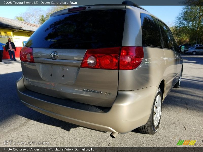 Desert Sand Mica / Fawn 2008 Toyota Sienna LE