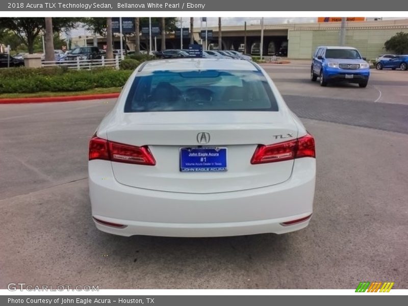 Bellanova White Pearl / Ebony 2018 Acura TLX Technology Sedan