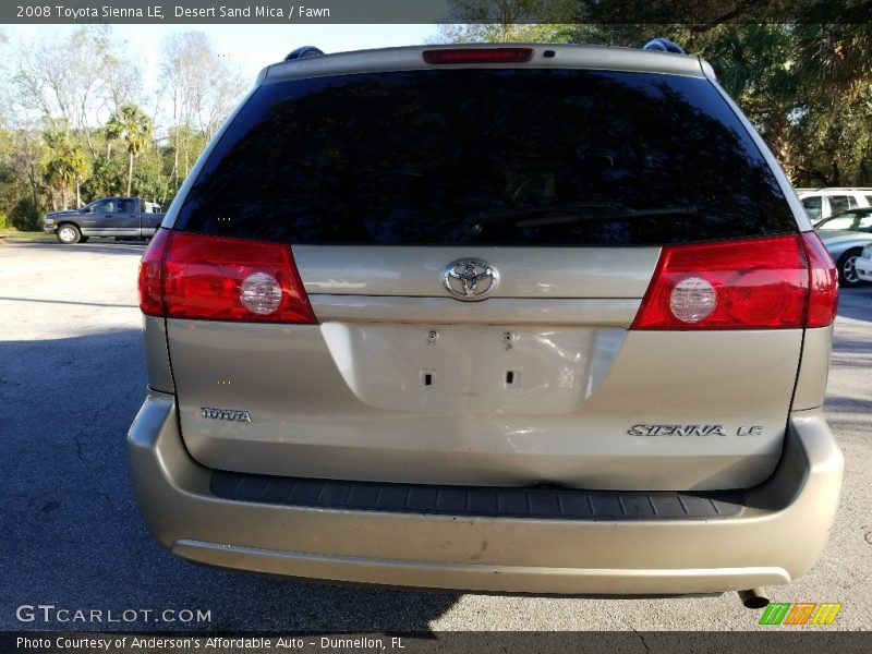 Desert Sand Mica / Fawn 2008 Toyota Sienna LE