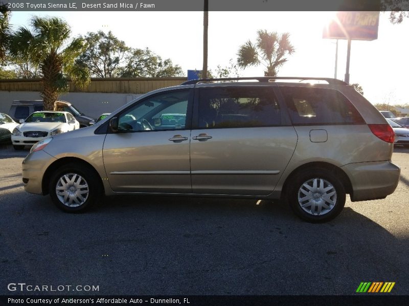 Desert Sand Mica / Fawn 2008 Toyota Sienna LE