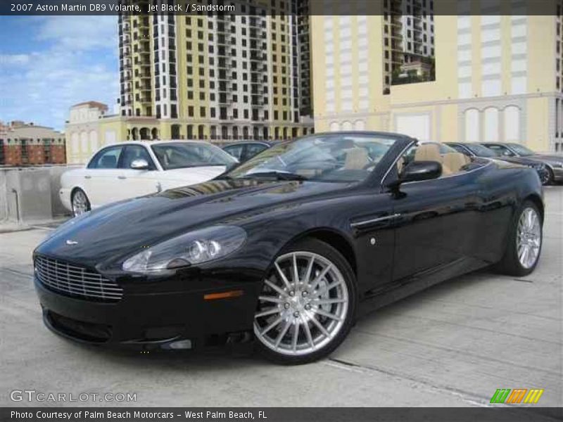 Jet Black / Sandstorm 2007 Aston Martin DB9 Volante