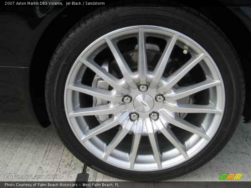 Jet Black / Sandstorm 2007 Aston Martin DB9 Volante