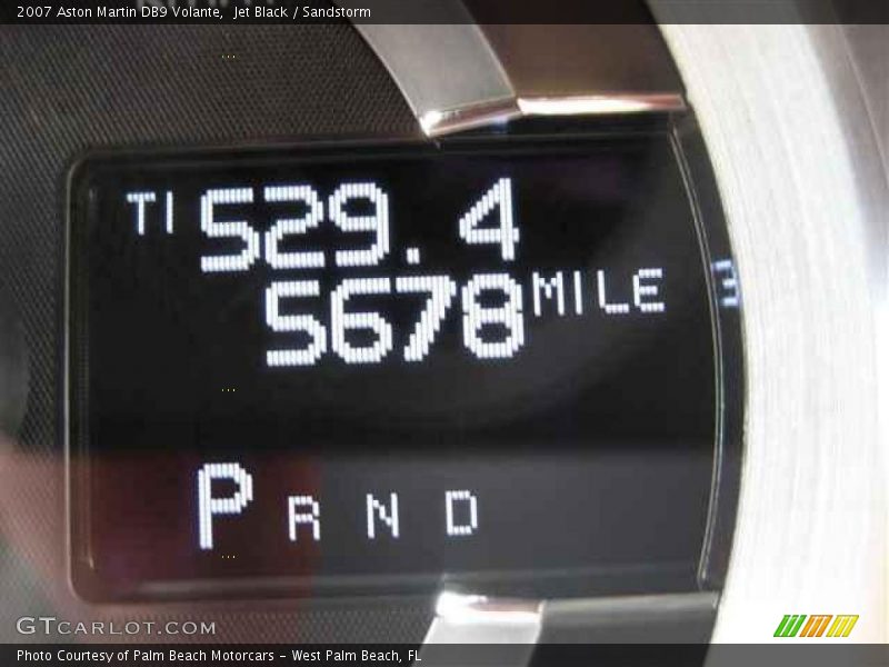 Jet Black / Sandstorm 2007 Aston Martin DB9 Volante