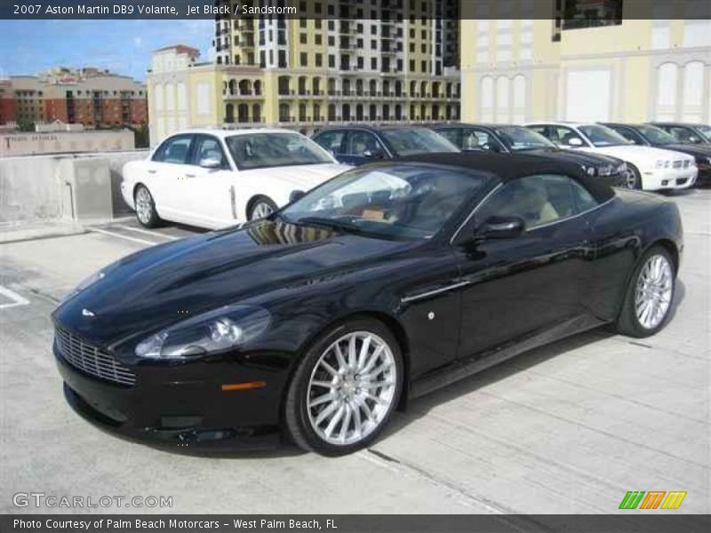 Jet Black / Sandstorm 2007 Aston Martin DB9 Volante