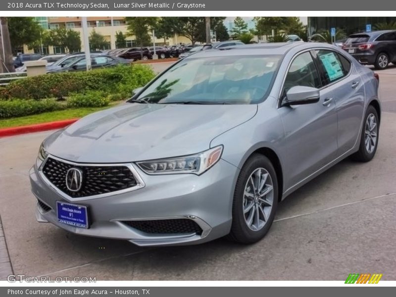 Lunar Silver Metallic / Graystone 2018 Acura TLX Technology Sedan