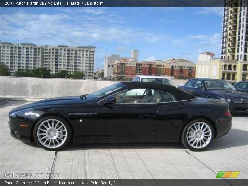 Jet Black / Sandstorm 2007 Aston Martin DB9 Volante