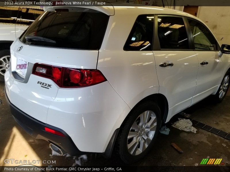 Bellanova White Pearl / Taupe 2012 Acura RDX Technology