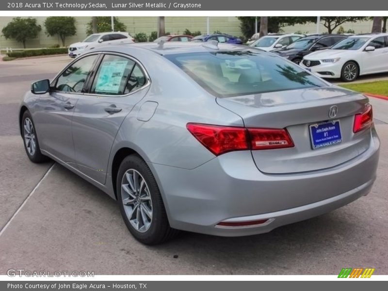 Lunar Silver Metallic / Graystone 2018 Acura TLX Technology Sedan