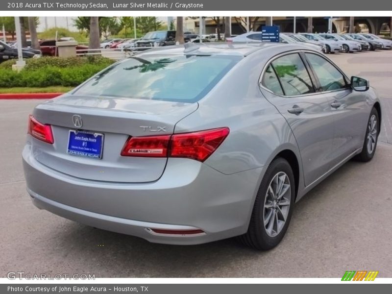 Lunar Silver Metallic / Graystone 2018 Acura TLX Technology Sedan