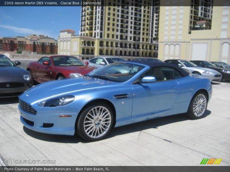 Glacial Blue / Sandstorm 2009 Aston Martin DB9 Volante