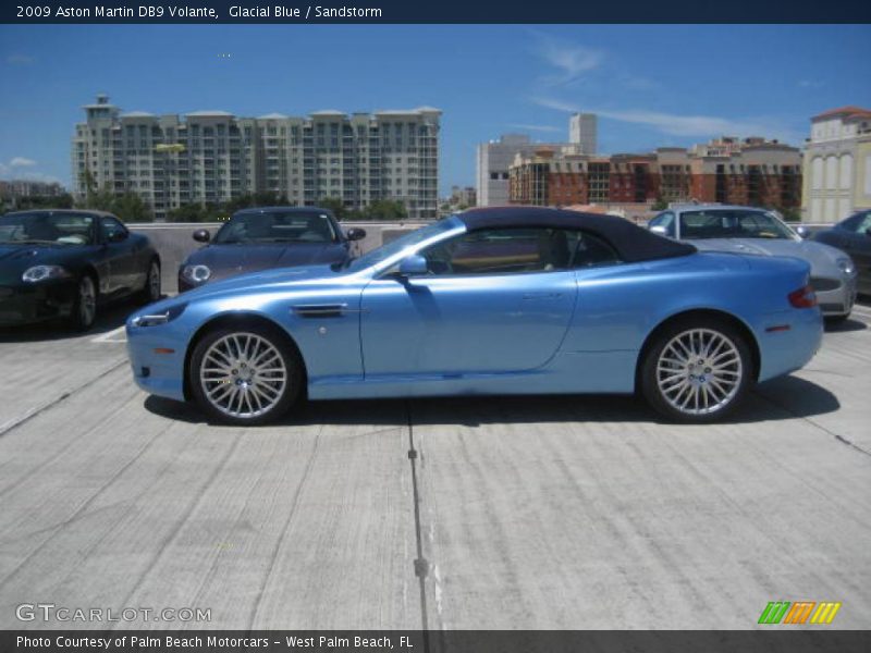 Glacial Blue / Sandstorm 2009 Aston Martin DB9 Volante
