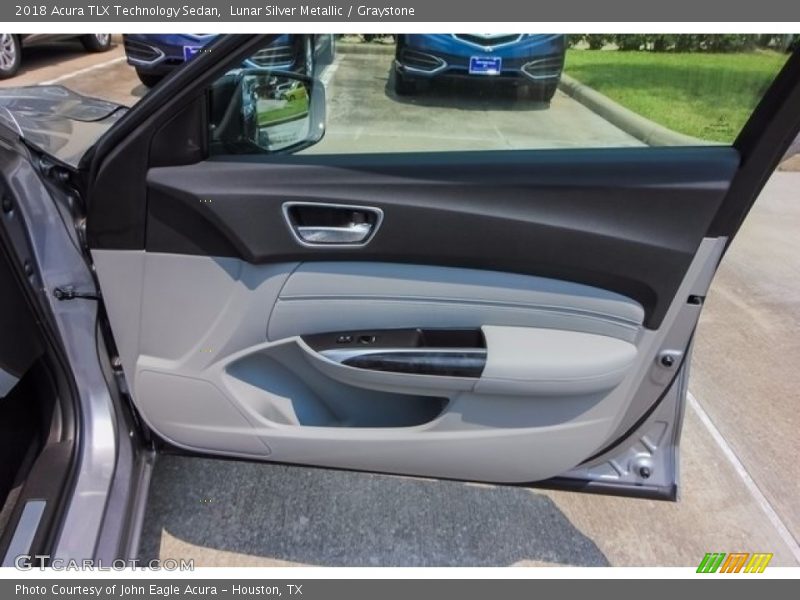 Lunar Silver Metallic / Graystone 2018 Acura TLX Technology Sedan