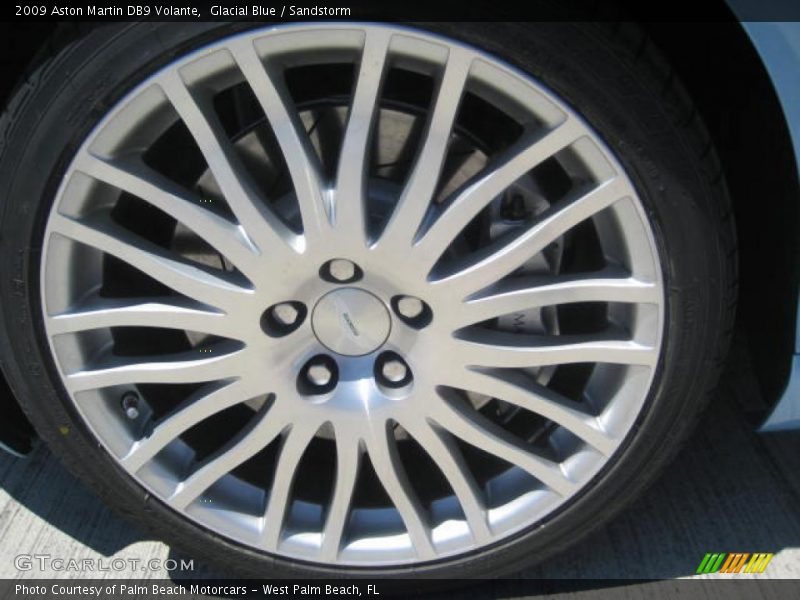 Glacial Blue / Sandstorm 2009 Aston Martin DB9 Volante