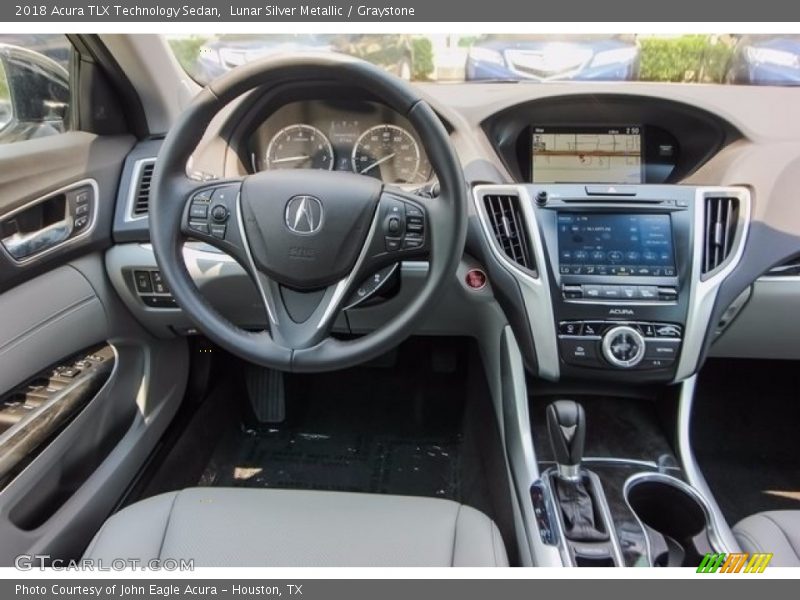 Lunar Silver Metallic / Graystone 2018 Acura TLX Technology Sedan