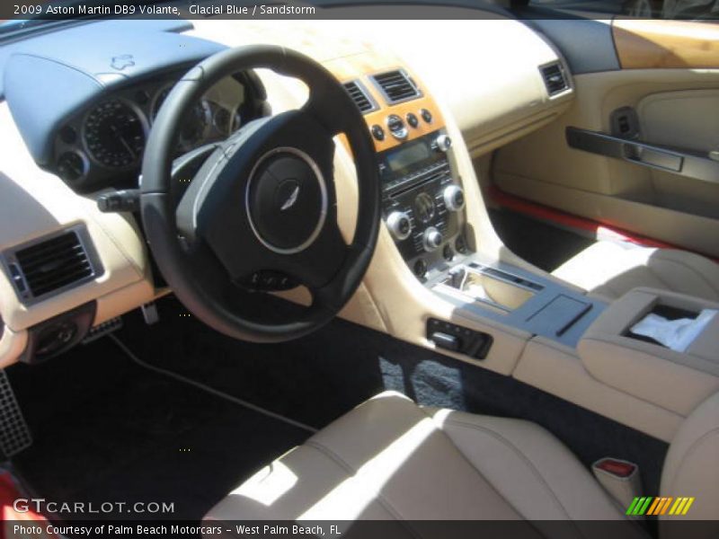 Glacial Blue / Sandstorm 2009 Aston Martin DB9 Volante