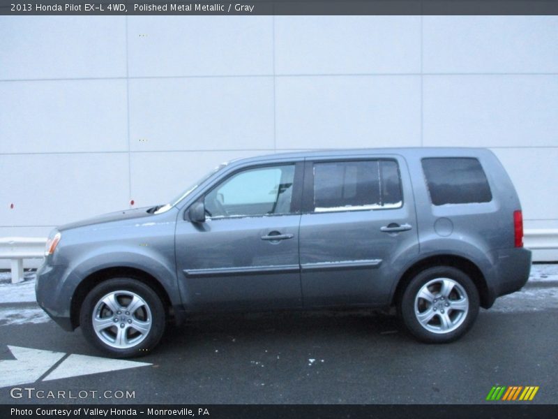 Polished Metal Metallic / Gray 2013 Honda Pilot EX-L 4WD