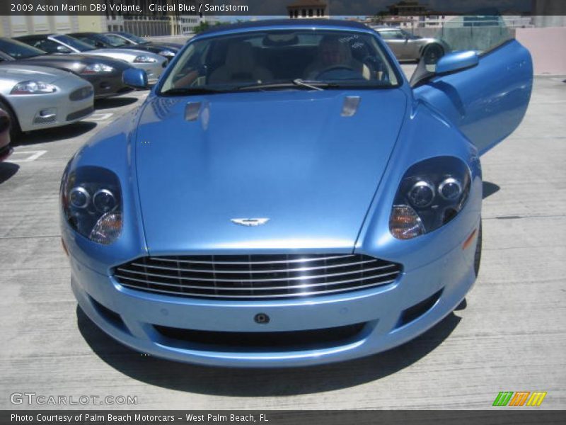 Glacial Blue / Sandstorm 2009 Aston Martin DB9 Volante