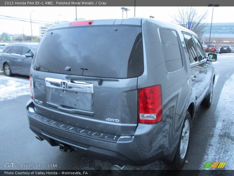 Polished Metal Metallic / Gray 2013 Honda Pilot EX-L 4WD