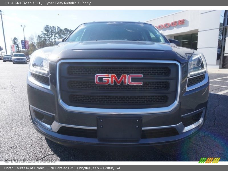 Cyber Gray Metallic / Ebony 2014 GMC Acadia SLE