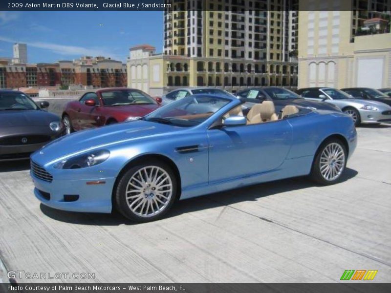 Glacial Blue / Sandstorm 2009 Aston Martin DB9 Volante