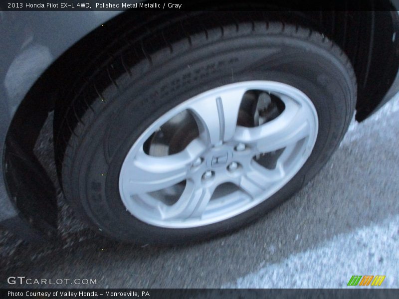 Polished Metal Metallic / Gray 2013 Honda Pilot EX-L 4WD