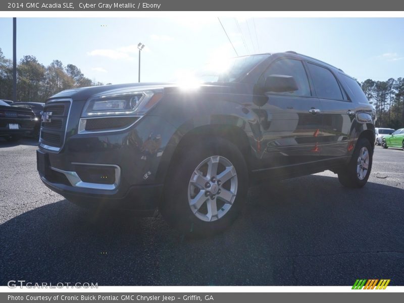 Cyber Gray Metallic / Ebony 2014 GMC Acadia SLE