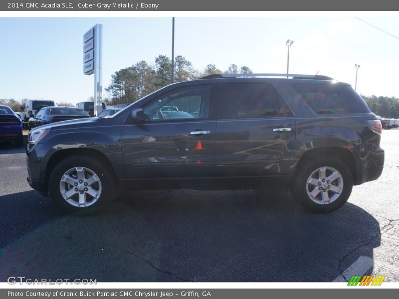 Cyber Gray Metallic / Ebony 2014 GMC Acadia SLE