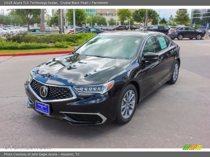 Crystal Black Pearl / Parchment 2018 Acura TLX Technology Sedan