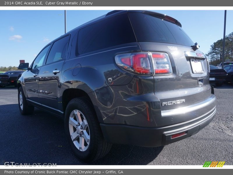 Cyber Gray Metallic / Ebony 2014 GMC Acadia SLE