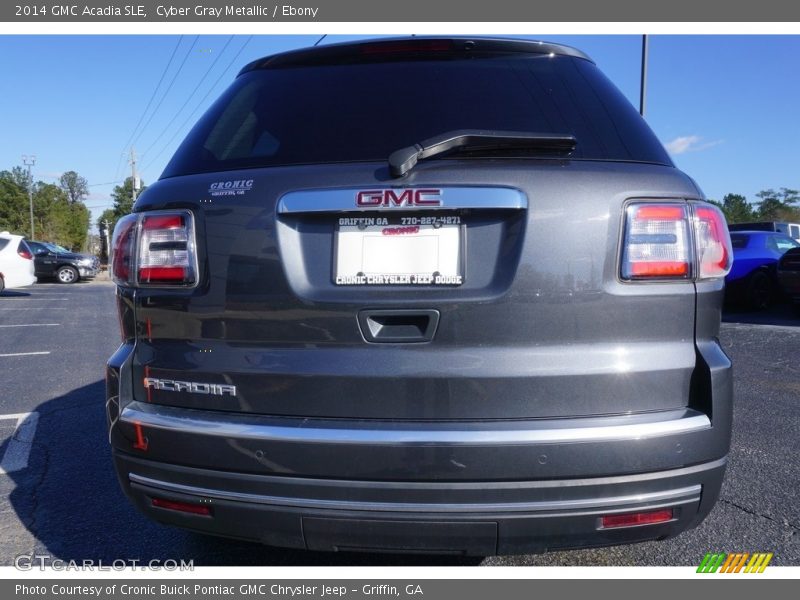 Cyber Gray Metallic / Ebony 2014 GMC Acadia SLE
