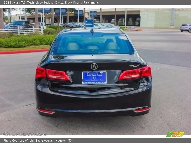 Crystal Black Pearl / Parchment 2018 Acura TLX Technology Sedan