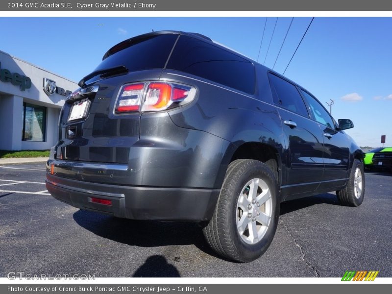 Cyber Gray Metallic / Ebony 2014 GMC Acadia SLE