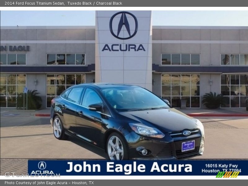 Tuxedo Black / Charcoal Black 2014 Ford Focus Titanium Sedan