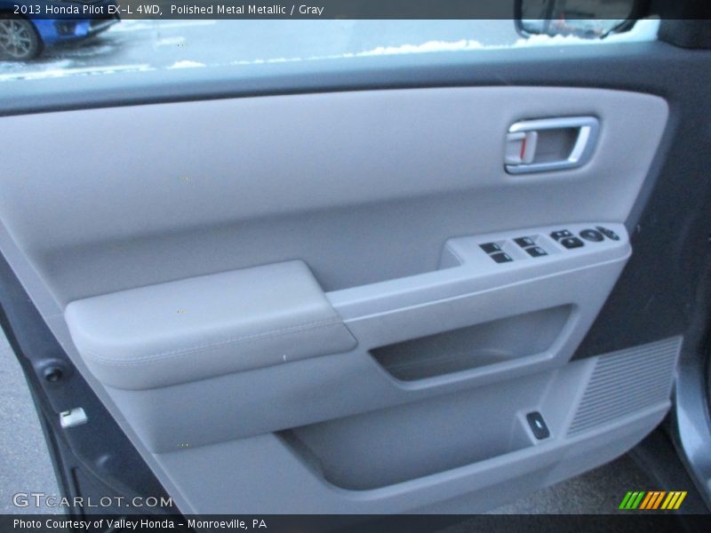 Polished Metal Metallic / Gray 2013 Honda Pilot EX-L 4WD