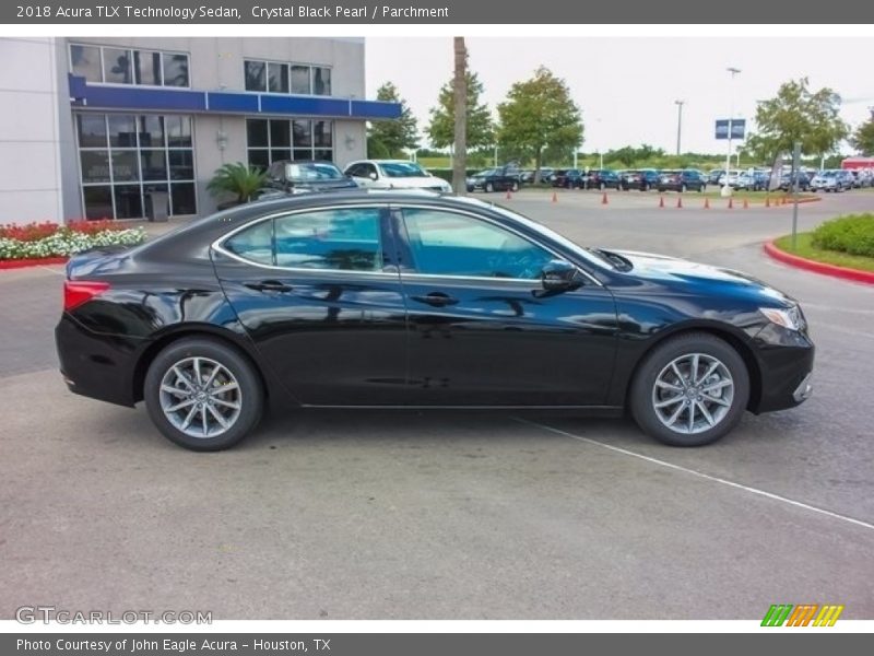 Crystal Black Pearl / Parchment 2018 Acura TLX Technology Sedan