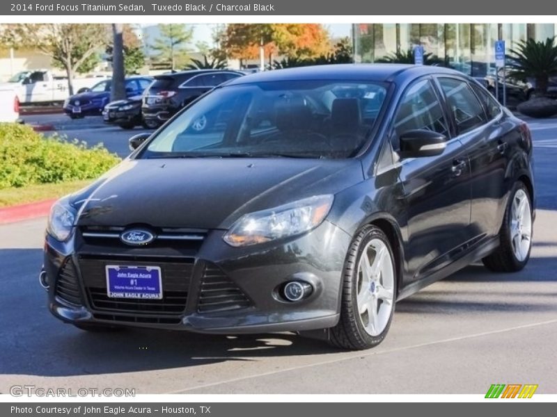 Tuxedo Black / Charcoal Black 2014 Ford Focus Titanium Sedan