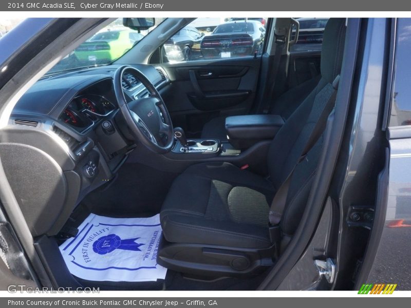 Cyber Gray Metallic / Ebony 2014 GMC Acadia SLE