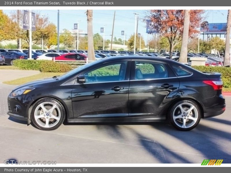 Tuxedo Black / Charcoal Black 2014 Ford Focus Titanium Sedan