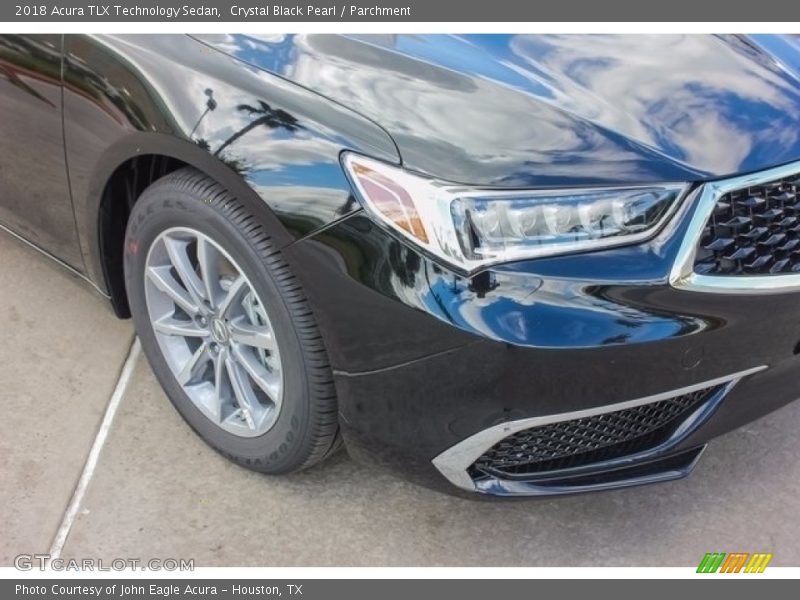 Crystal Black Pearl / Parchment 2018 Acura TLX Technology Sedan