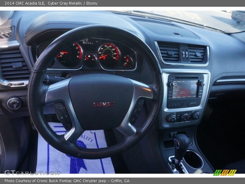 Cyber Gray Metallic / Ebony 2014 GMC Acadia SLE