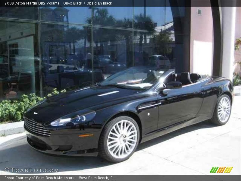 Onyx Black / Obsidian Black 2009 Aston Martin DB9 Volante