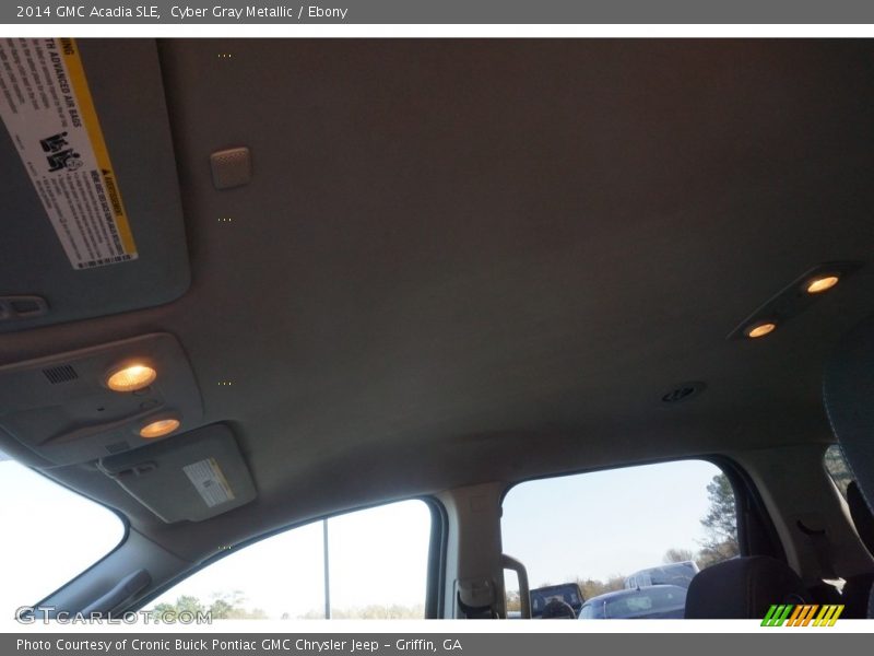 Cyber Gray Metallic / Ebony 2014 GMC Acadia SLE